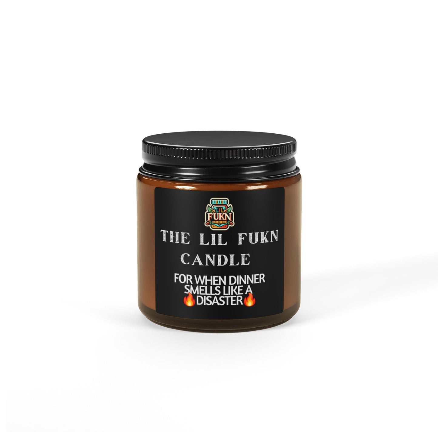 Scented Soy Candle (Multi-Size, Amber Jar)