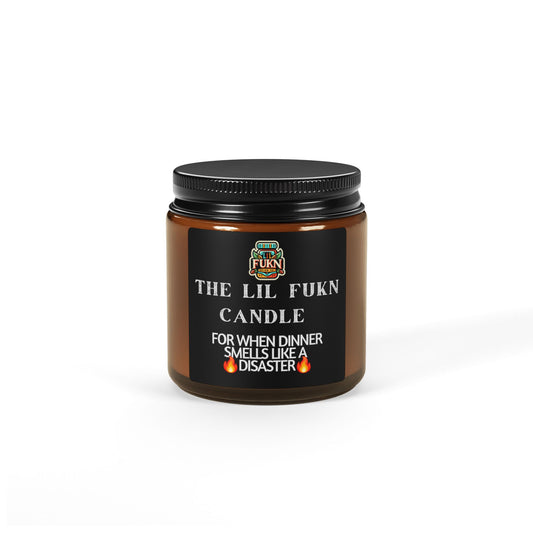 Scented Soy Candle (Multi-Size, Amber Jar)